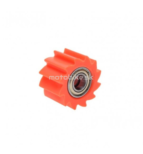 Vodiace koliesko reťaze Pitbike 10mm orange